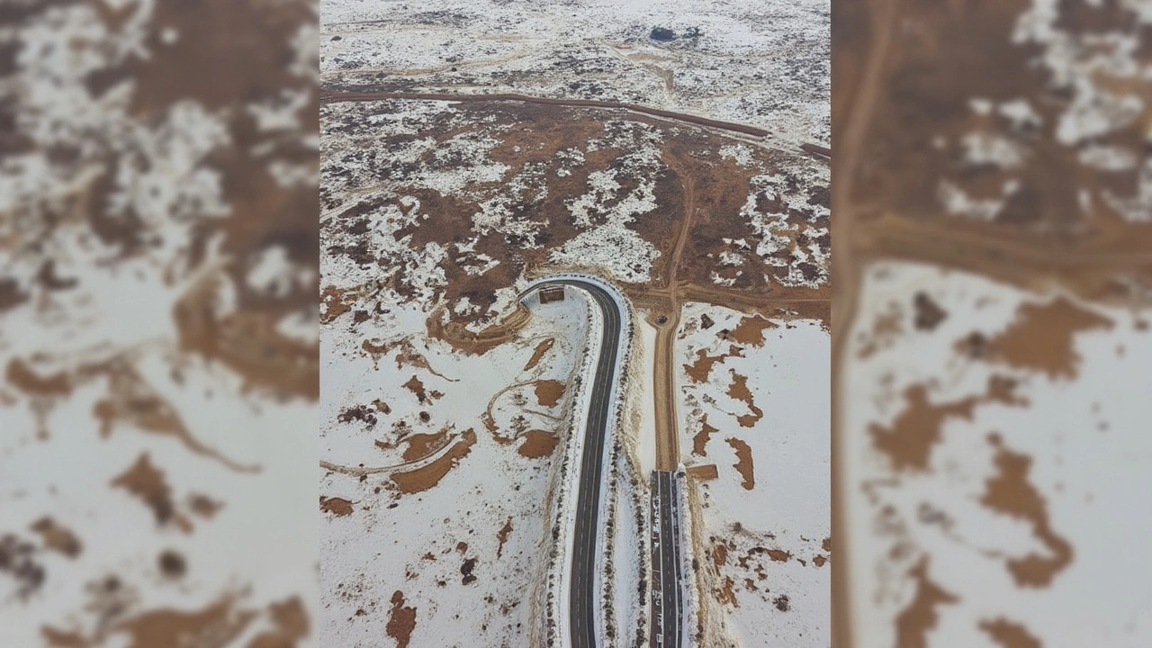 Neve Cobre Deserto de Al-Nafūd na Arábia Saudita: Um Evento Histórico