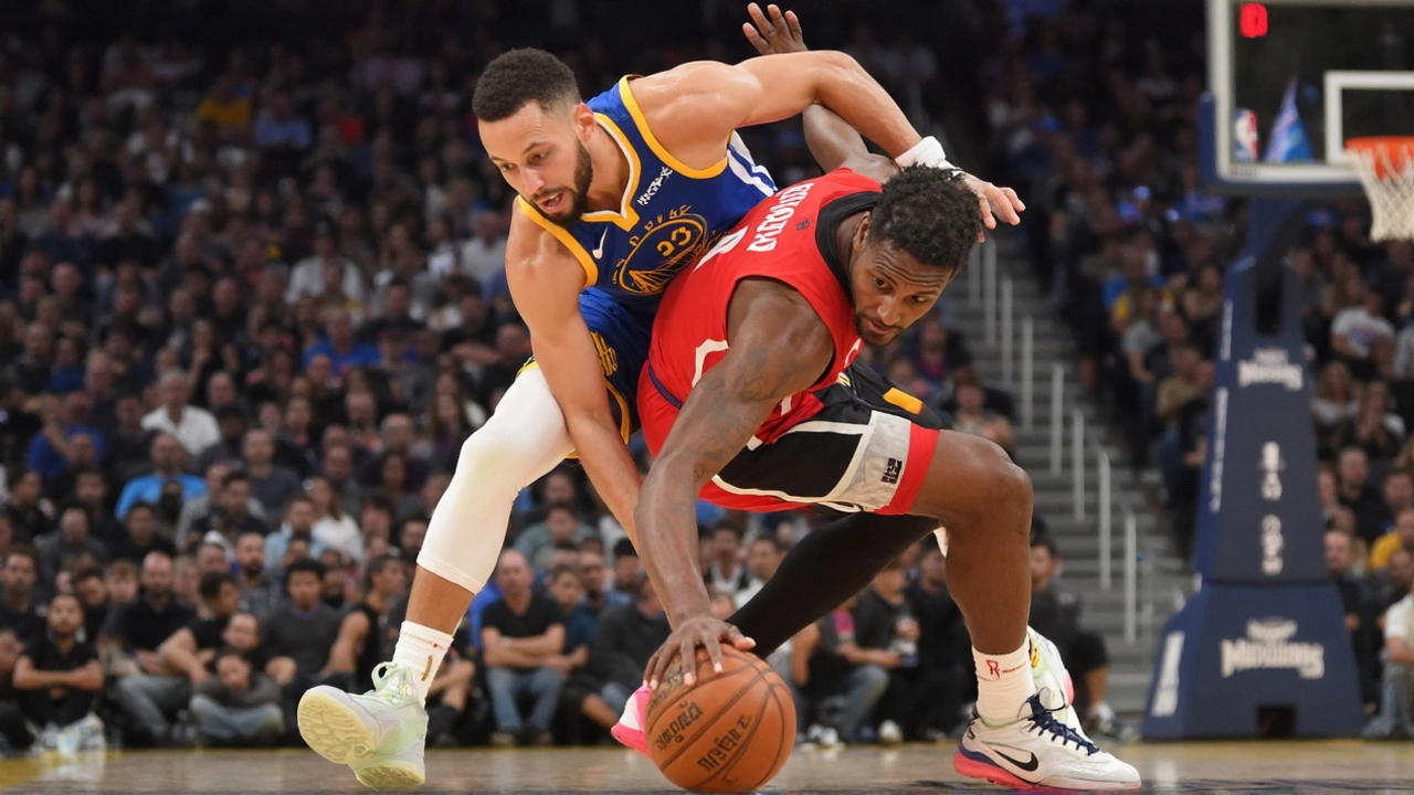Warriors vencem Rockets por 104-93 e viram no último quarto nos playoffs da NBA